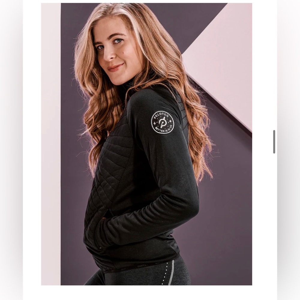 Peloton Breakaway Quilted Jacket Size Large